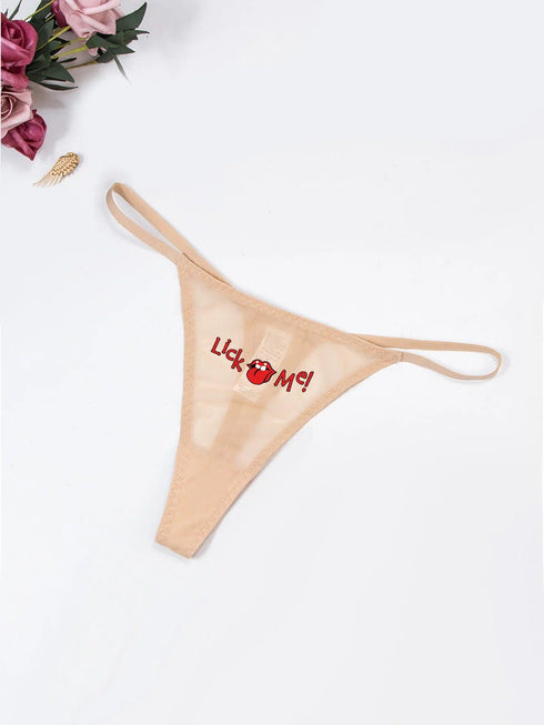 Lick Me Mesh Panties